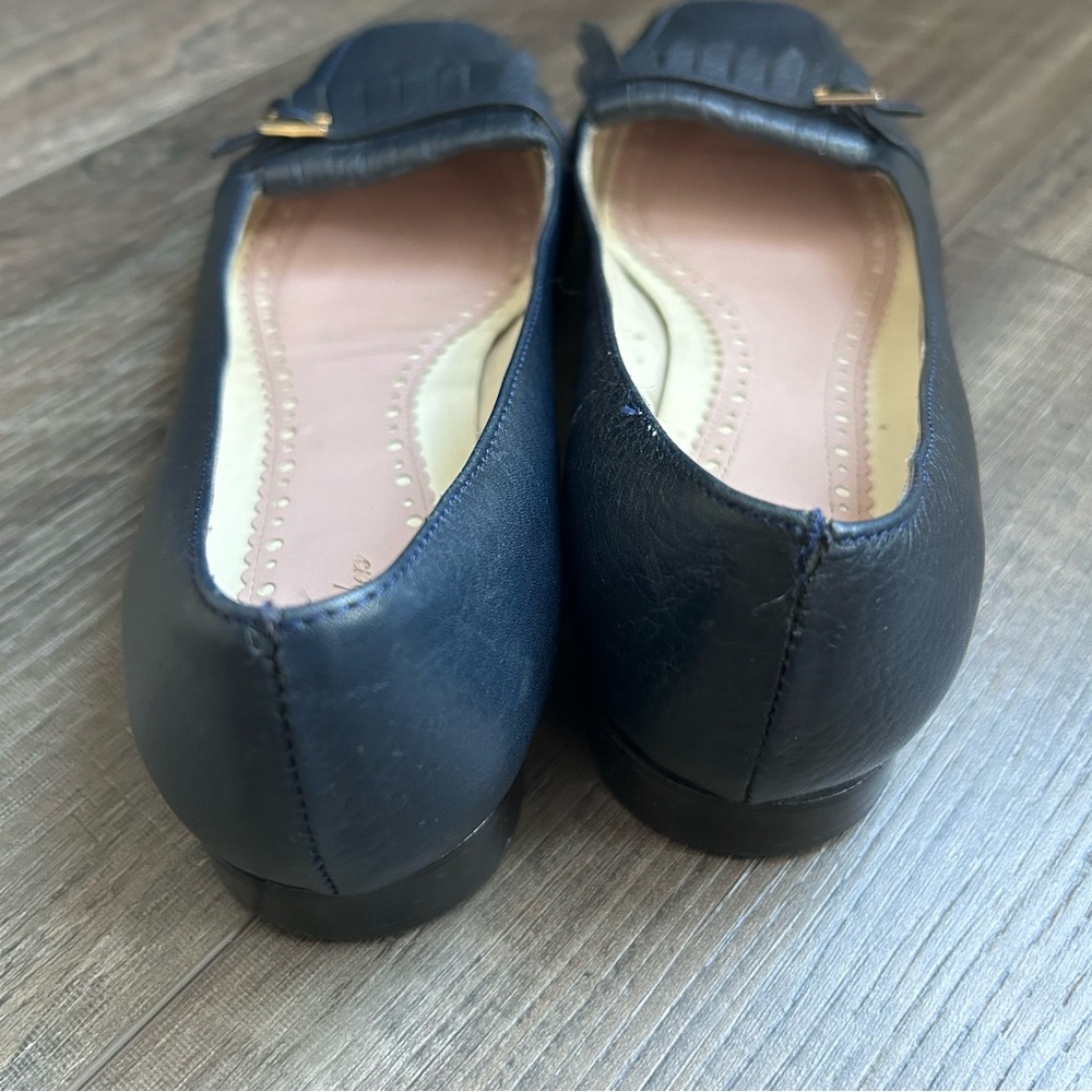 Brooks Brothers Dark Navy Blue Leather Loafers Women’s Size 8½ - Picture 5 of 12